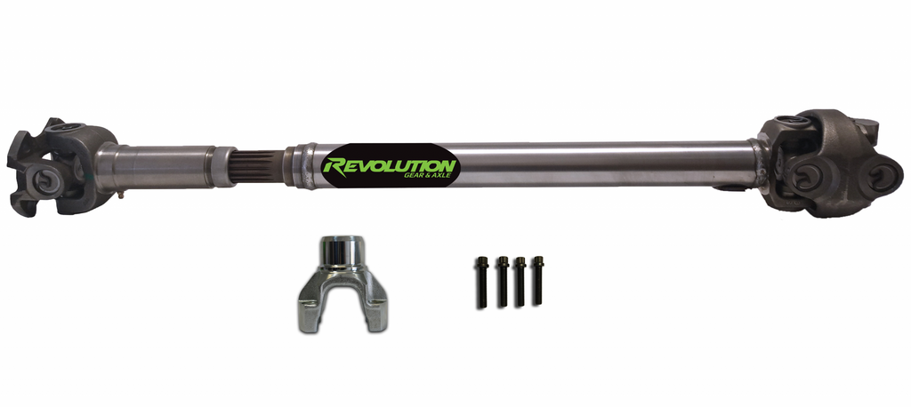 Jeep Wrangler JL Front 1350 CV Driveshaft Rubicon Flange Style Revolution Gear REV-DS-JL-1350F-RUB-F