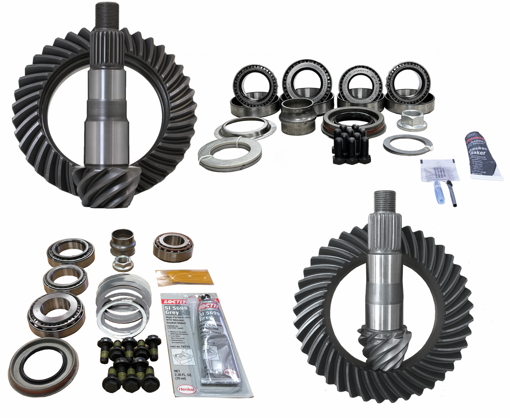 Jeep Wrangler JL Non-Rubicon Dana 44 Rear 4.56 Ratio Gear Package Revolution Gear REV-JL-220/186-456