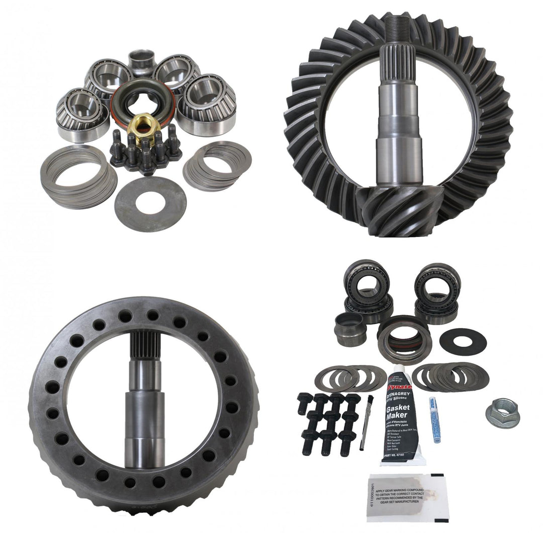 Jeep Wrangler TJ 1996-02 Dana 44 Thick Rear 4.10 Ratio Koyo Bearing Gear Package Revolution Gear Rev-TJ-D44-410T-K