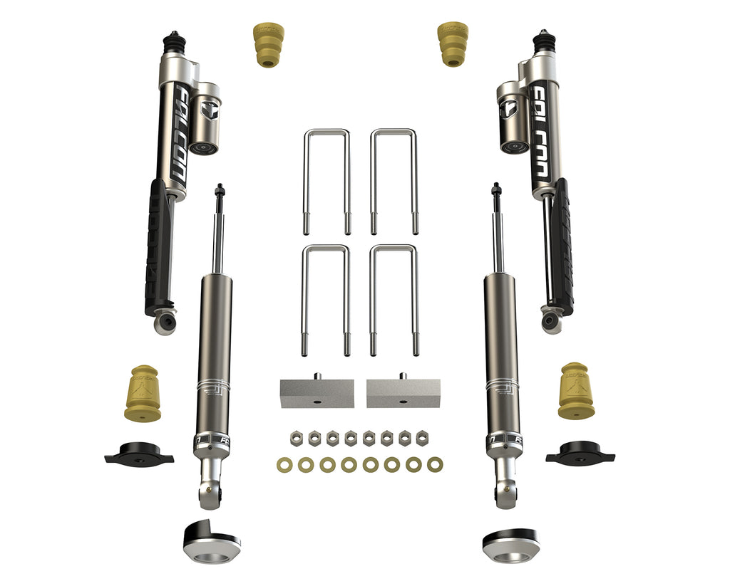 Tacoma Shock Falcon 2.25 Inch Sport and Spacer Lift System For 05-Pres Toyota Tacoma TeraFlex 08-04-21-400-100
