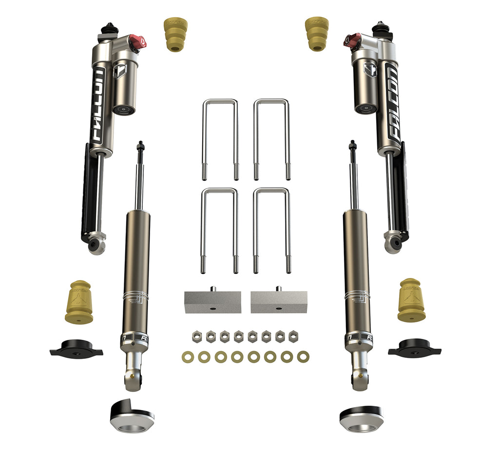 Tacoma Sport Tow/Haul Shock Falcon 2.25 Inch and Spacer Lift System For 05-Pres Toyota Tacoma TeraFlex 08-04-32-400-100