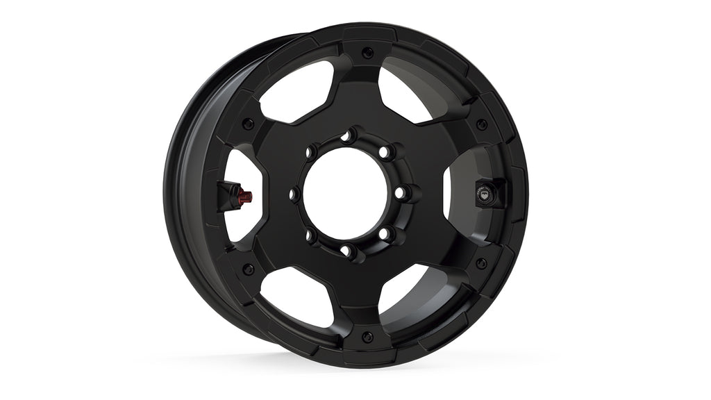 Jeep JK/JL/Gladiator Nomad Wheel Base 8x6.5 Inch Metallic Black Each For 07-Pres Wrangler JK JL/20-Pres Gladiator TeraFlex 1056080