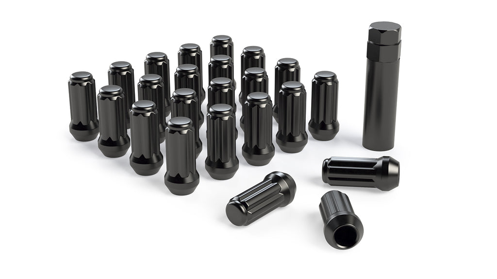 Spline Drive Lug Nut Kit M14-1.5 Black 23 pcs TeraFlex 1061916