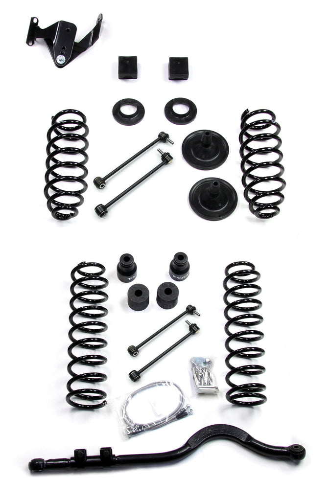 Jeep JKU 4 Door 3 Inch Lift Kit w/ Track Bar No Shocks 07-18 Wrangler JKU TeraFlex 1151220