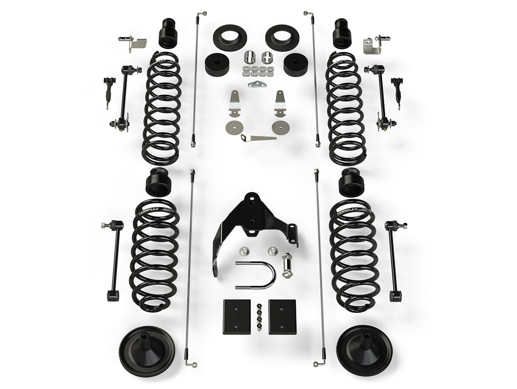 Jeep JKU 4 Door Base 4 Inch Lift Kit No Shocks 07-18 Wrangler JKU TeraFlex 1151401