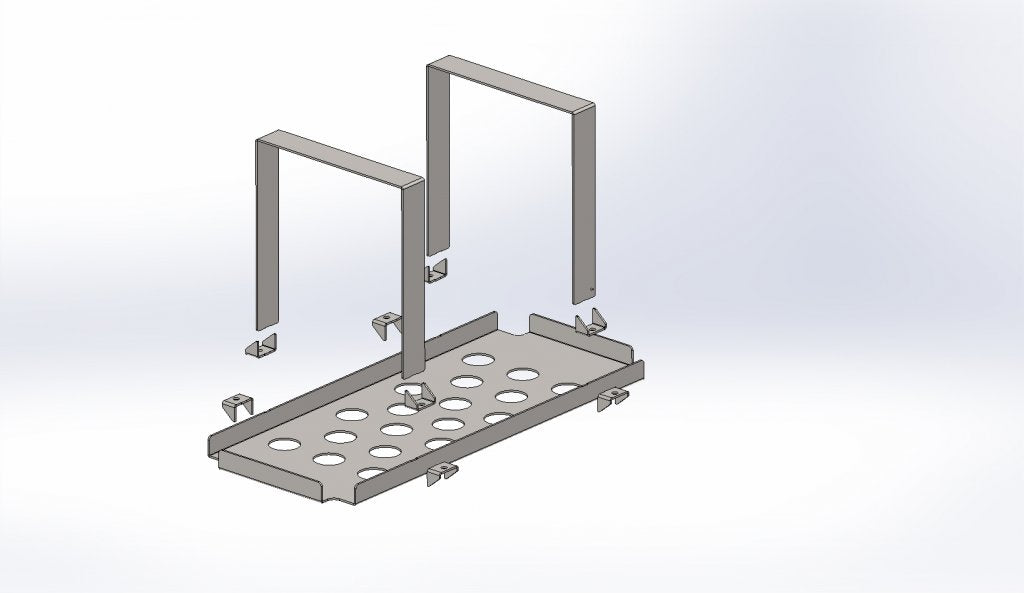 IBEX 2 Seat Tank Mounting Brackets - Skinny Pedal Racing