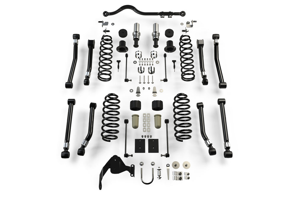 Jeep JKU 4 Door Outback Overland Suspension System 3 Inch Lift No Shocks 07-18 Wrangler JKU TeraFlex 1167204