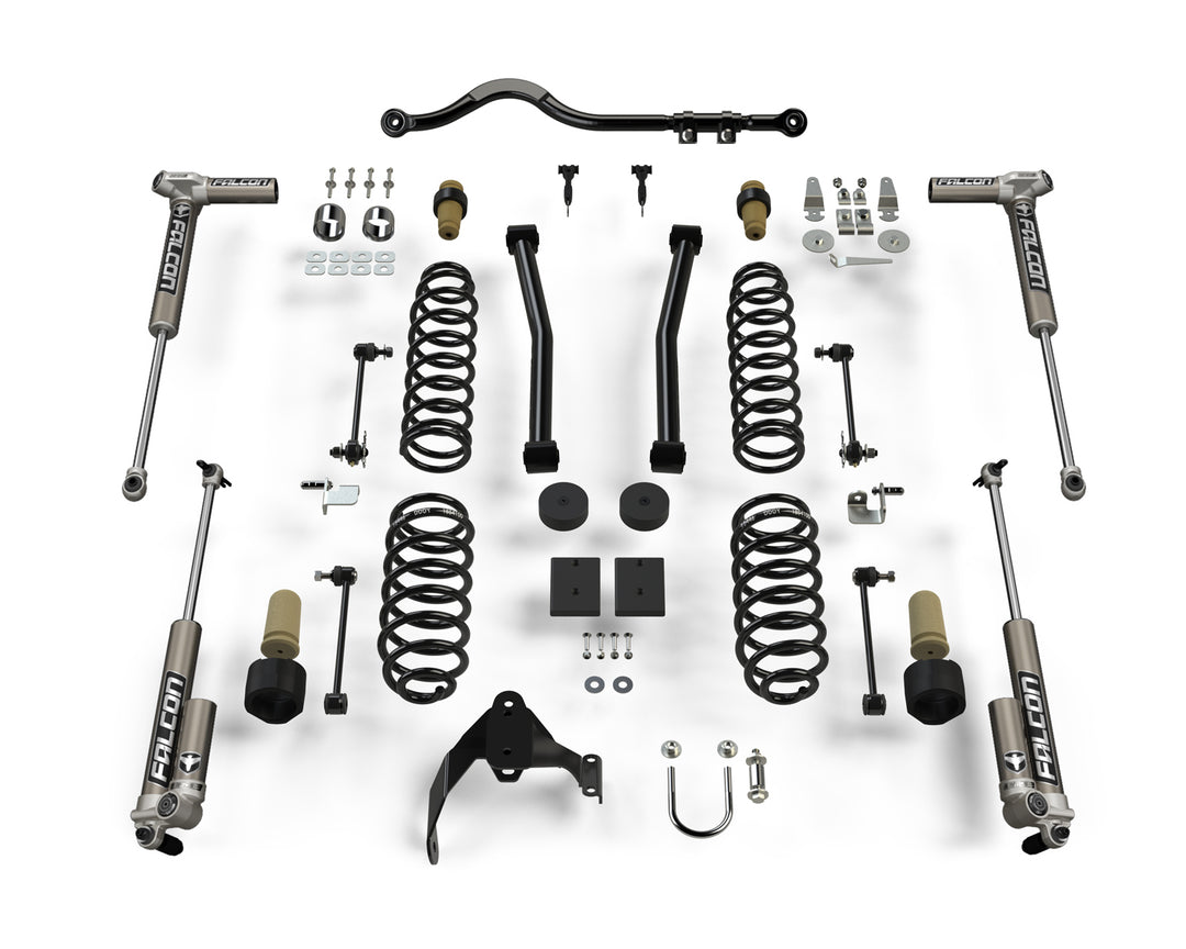 Jeep JK 2 Door 2.5 Inch Sport ST2 Suspension System w/ Falcon 3.1 Shocks 07-18 Wrangler JK TeraFlex 1212031