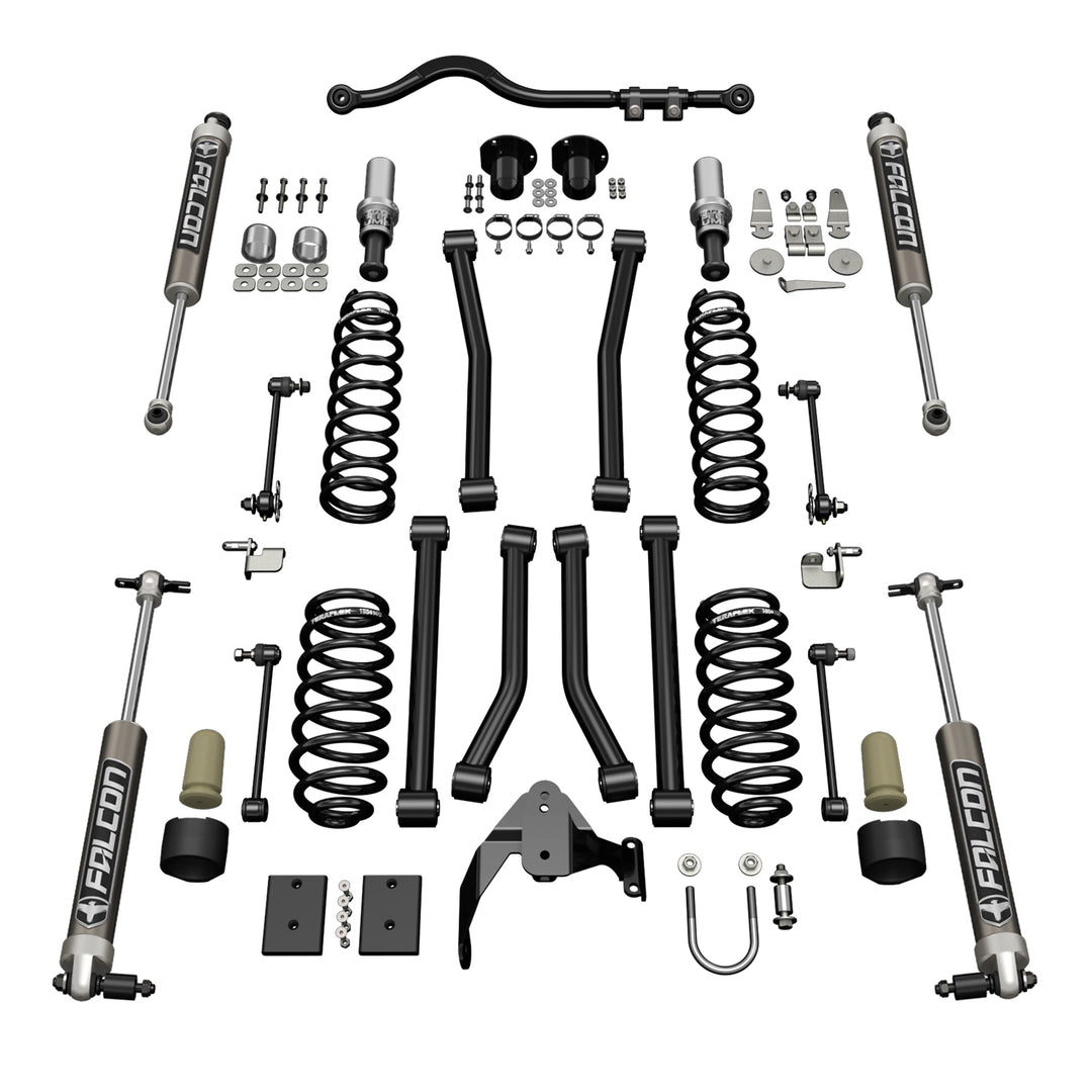 Jeep JK 2 Door 3 Inch Sport ST3 Suspension System w/ Falcon 2.1 Shocks 07-18 Wrangler JK TeraFlex 1213021