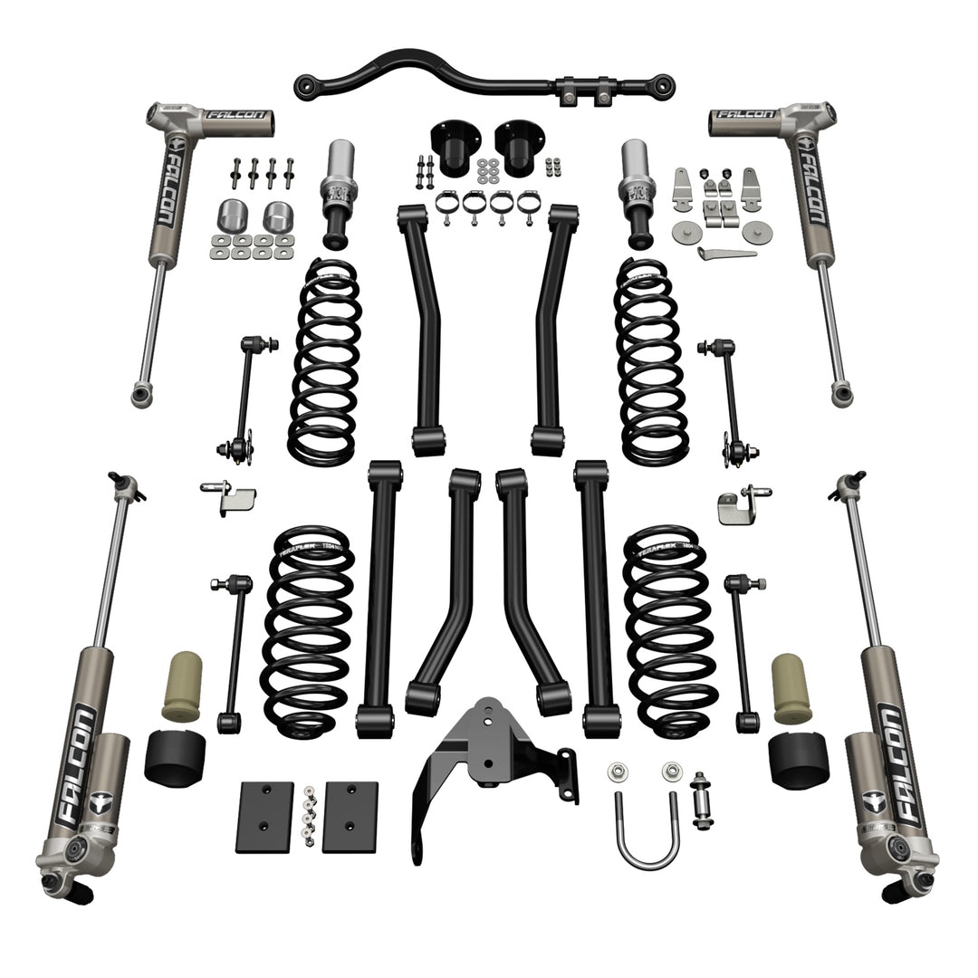 Jeep JK 2 Door 3 Inch Sport ST3 Suspension System w/ Falcon 3.1 Shocks 07-18 Wrangler JK TeraFlex 1213031