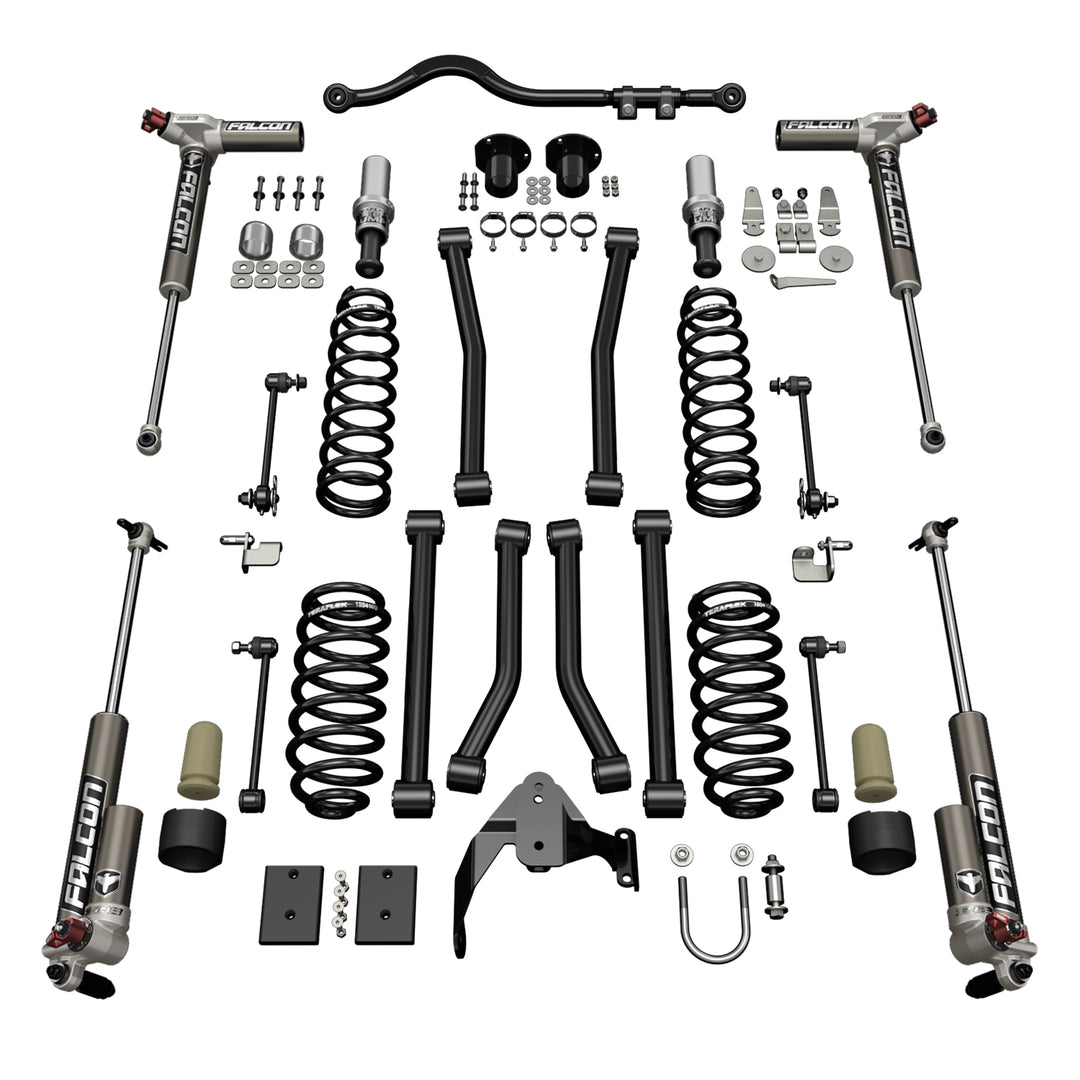 Jeep JK 2 Door 3 Inch Sport ST3 Suspension System w/ Falcon 3.3 Shocks 07-18 Wrangler JK TeraFlex 1213033