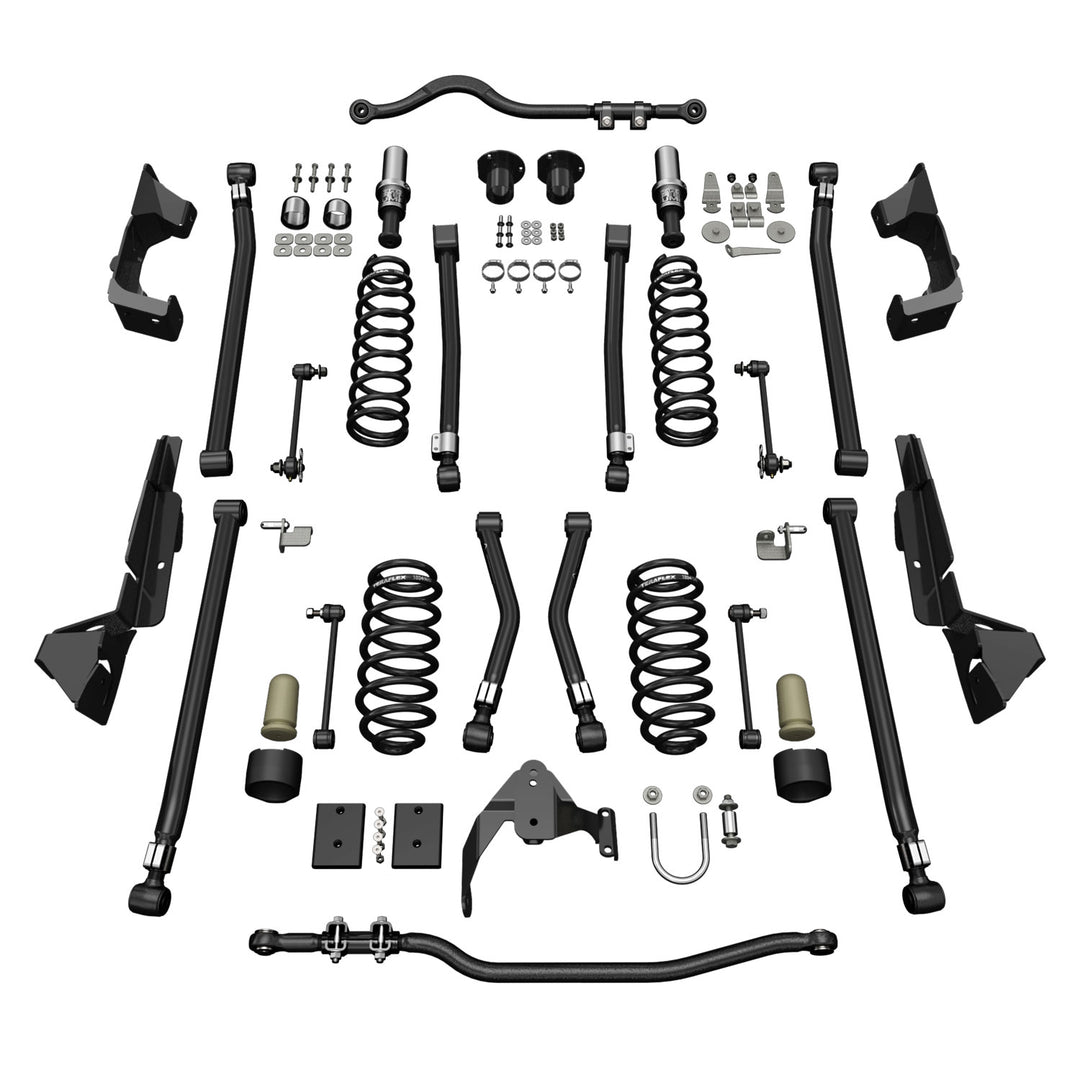 Jeep JK 2 Door Alpine CT4 Suspension System 4 Inch Lift No Shocks 07-18 Wrangler JK TeraFlex 1224000