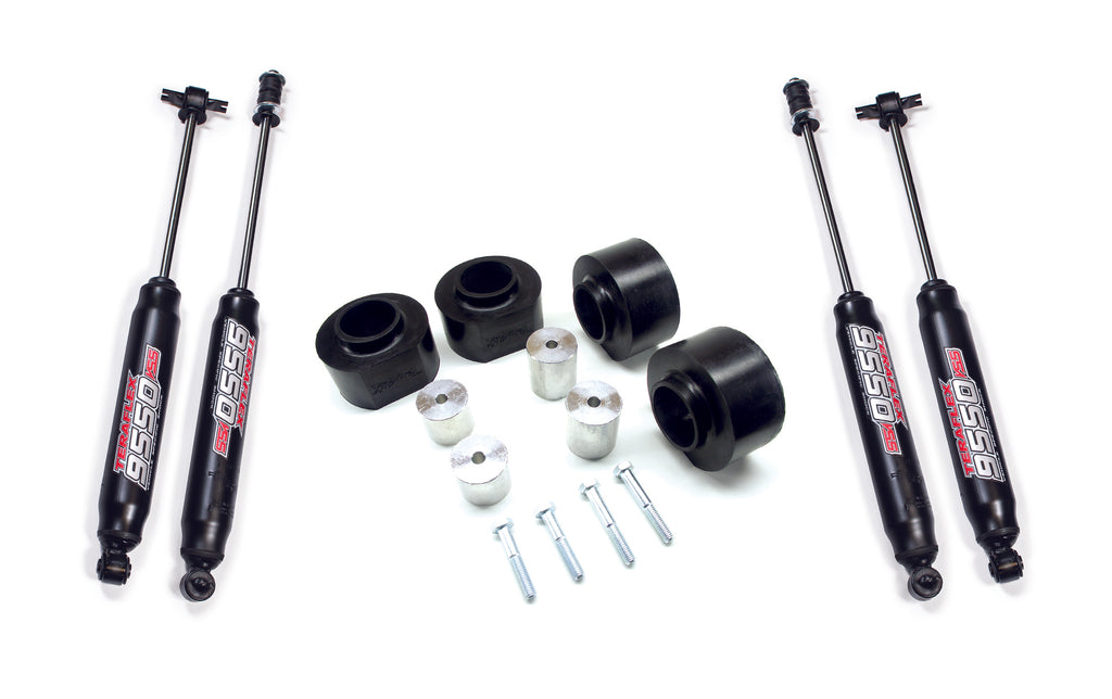 Jeep TJ/LJ 2 Inch Performance Spacer Lift Kit w/ 9550 Shocks 97-06 Wrangler TJ/LJ TeraFlex 1245200