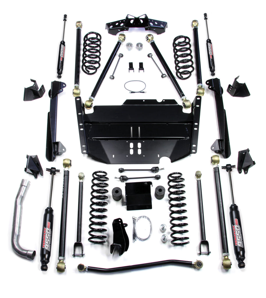 Jeep TJ 5 Inch Pro LCG Long Flexarm Suspension System w/ 9550 Shocks 97-06 Wrangler TJ TeraFlex 1249575