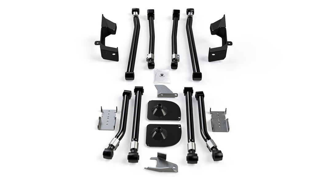 Jeep JK/JKU Alpine Front Long Flexarm and 2 Inch Rear Stretch Kit 07-18 Wrangler JK/JKU TeraFlex 1259100