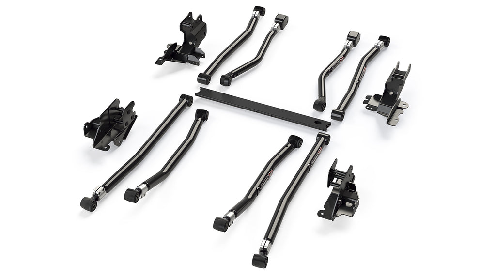 Jeep JL Long Control Arm Alpine IR and Bracket Kit 8-Arm Adjustable 3-6 Inch Lift For 10-Pres Wrangler JL 2 Door TeraFlex 1310512