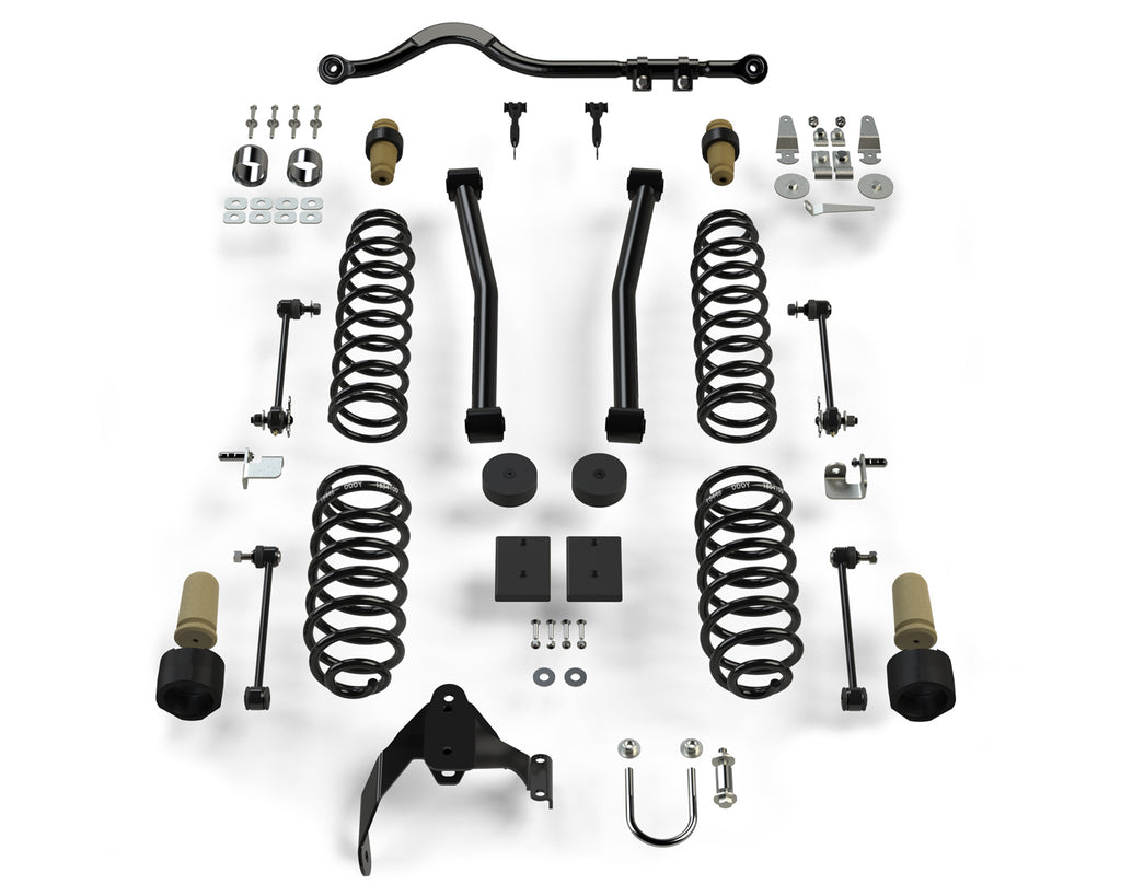 Jeep JKU 4 Door 2.5 Inch Sport ST2 Suspension System No Shocks 07-18 Wrangler JKU TeraFlex 1312000