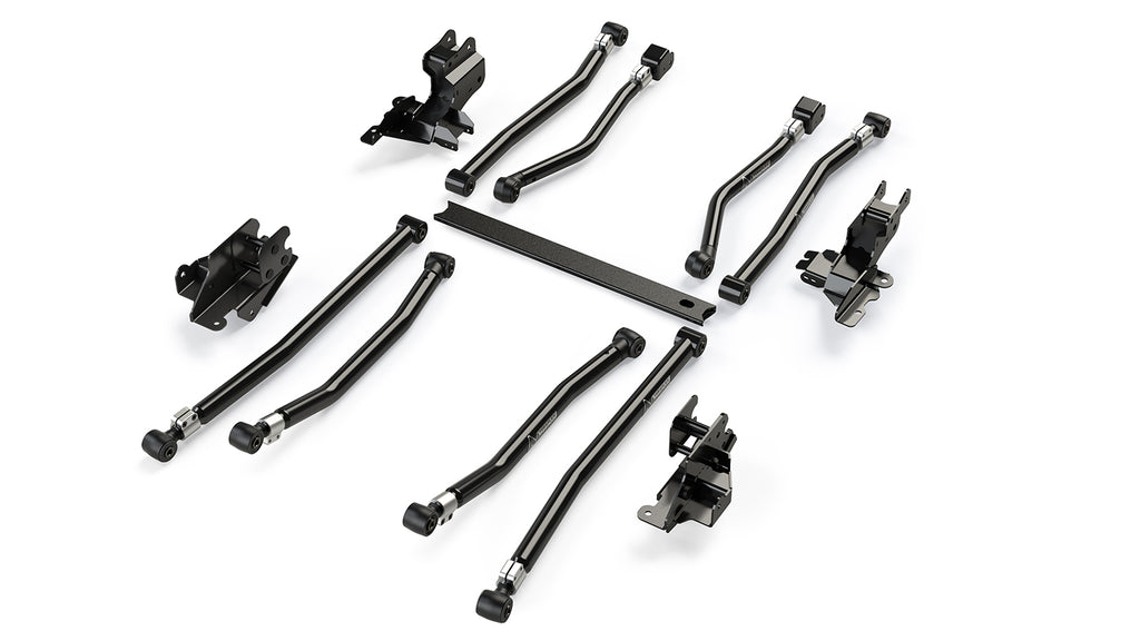 Jeep JL Long Control Arm Alpine and Bracket Kit 8-Arm Adjustable 3-6 Inch Lift For 10-Pres Wrangler JL 4 Door TeraFlex 1316010