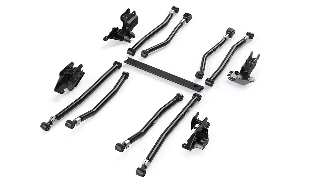 Jeep JL Long Control Arm Alpine and Bracket Kit 8-Arm Adjustable 3-6 Inch Lift For 10-Pres Wrangler JL 2 Door TeraFlex 1316012