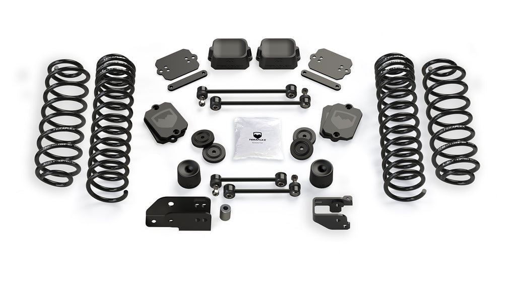 Jeep JL Coil Spring Base 3.5 Inch Lift Kit No Shock Absorbers For 10-Pres Wrangler JL 4 Door TeraFlex 1356000