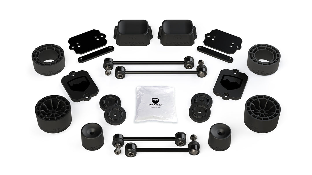 Jeep JL 2 Door Sport/Sahara 2.5 Inch Performance Spacer Lift Kit No Shocks Or Shock Extensions 18-Pres Wrangler JL TeraFlex 1365300