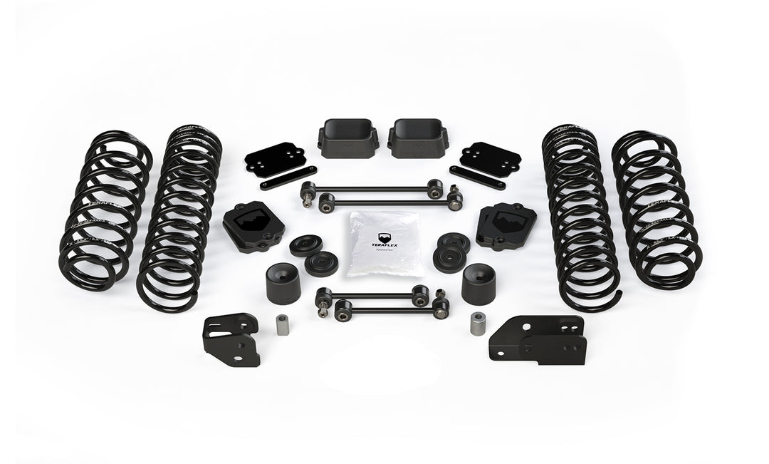 Jeep JL Coil Spring Base 4.5 Inch Lift Kit No Shock Absorbers For 10-Pres Wrangler JL 4 Door TeraFlex 1402400