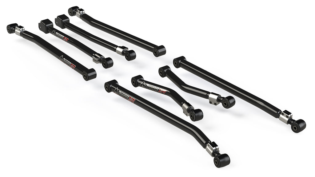 Jeep JK Long Control Arm Alpine IR Kit 8-Arm 3-6 Inch Lift Arms Only For 07-18 Wrangler JK TeraFlex 1415612