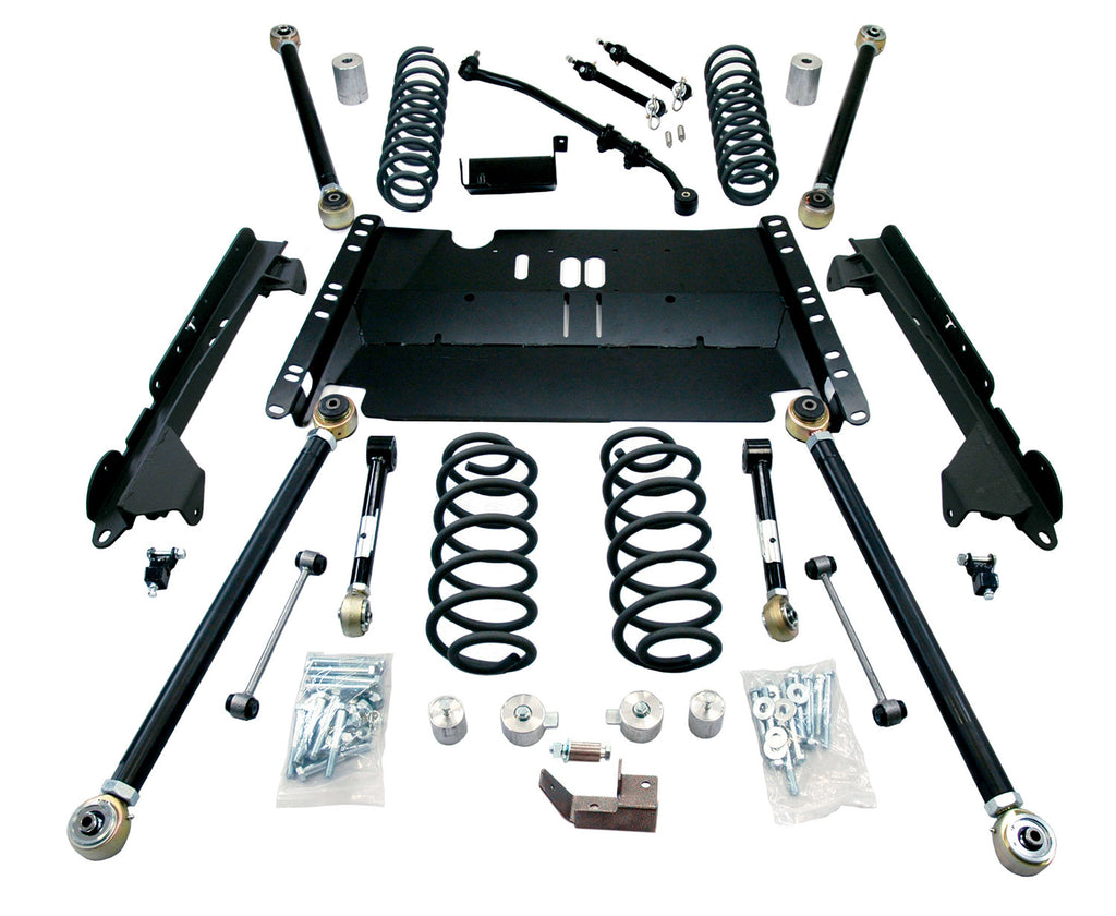 Jeep TJ 3 Inch Enduro LCG Long Flexarm Suspension System No Shocks 97-06 Wrangler TJ TeraFlex 1449372