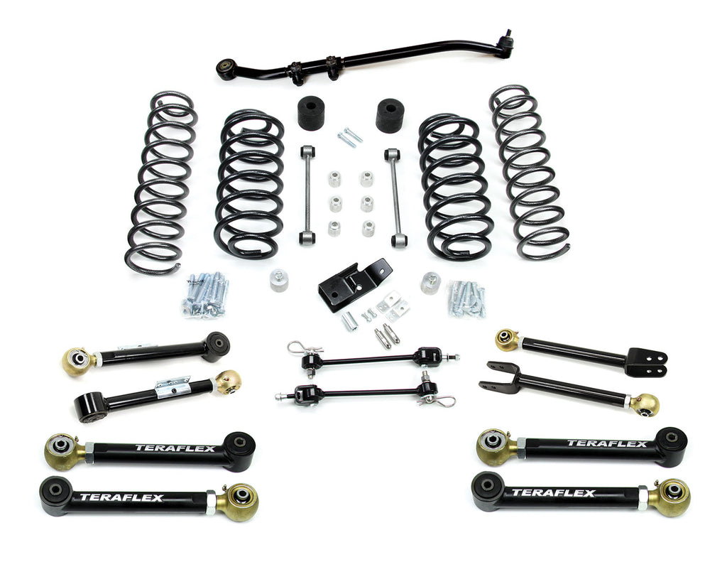 Jeep TJ/LJ 3 Inch Suspension System w/ 8 Flexarms No Shocks 97-06 Wrangler TJ/LJ TeraFlex 1456350