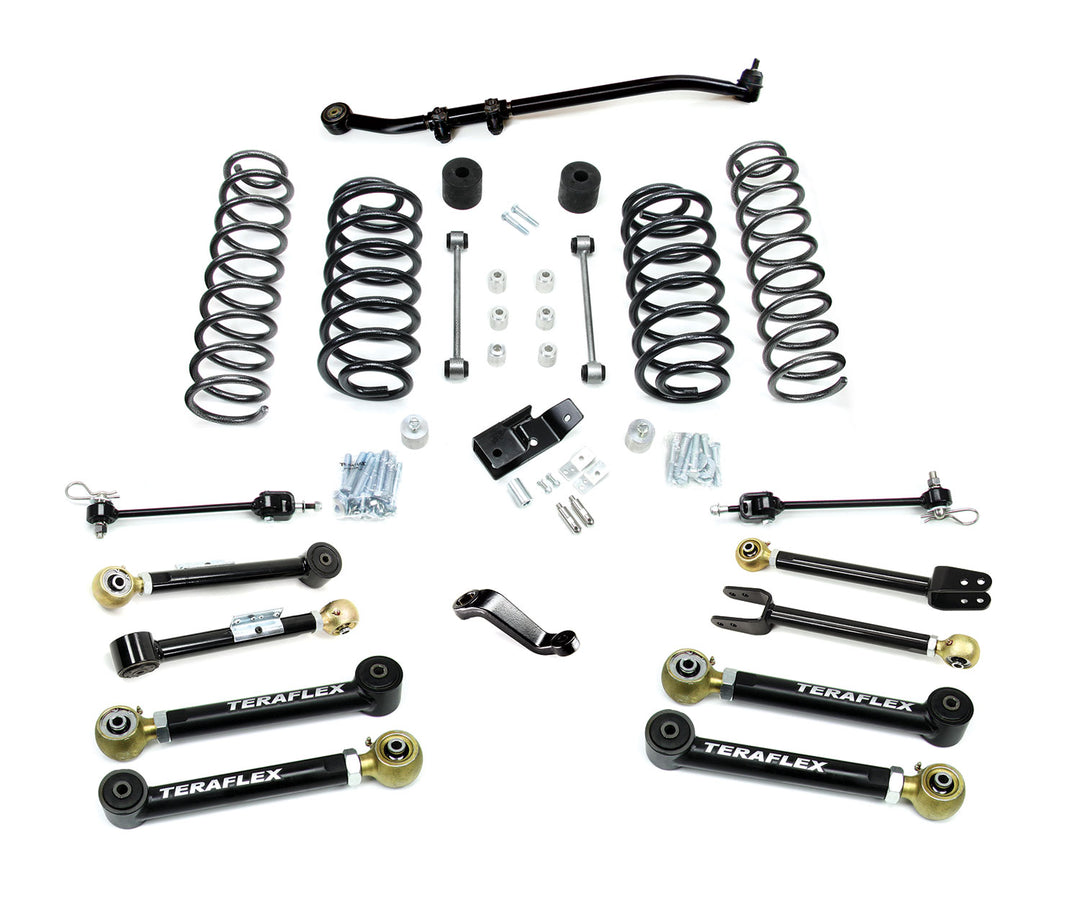 Jeep TJ/LJ 4 Inch Suspension System w/ 8 Flexarms No Shocks 97-06 Wrangler TJ/LJ TeraFlex 1456450