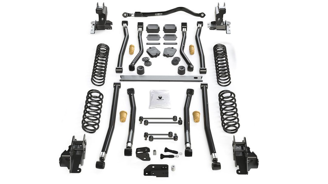 Jeep JL Long Arm Suspension 4.5 Inch Alpine CT4 System No Shock Absorbers For 10-Pres Wrangler JL 4 Door TeraFlex 1524000