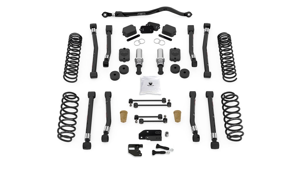 Jeep JL Short Arm Suspension 3.5 inch Alpine RT3 System No Shocks For 10-Pres Wrangler JL 4 Door Teraflex 1533000