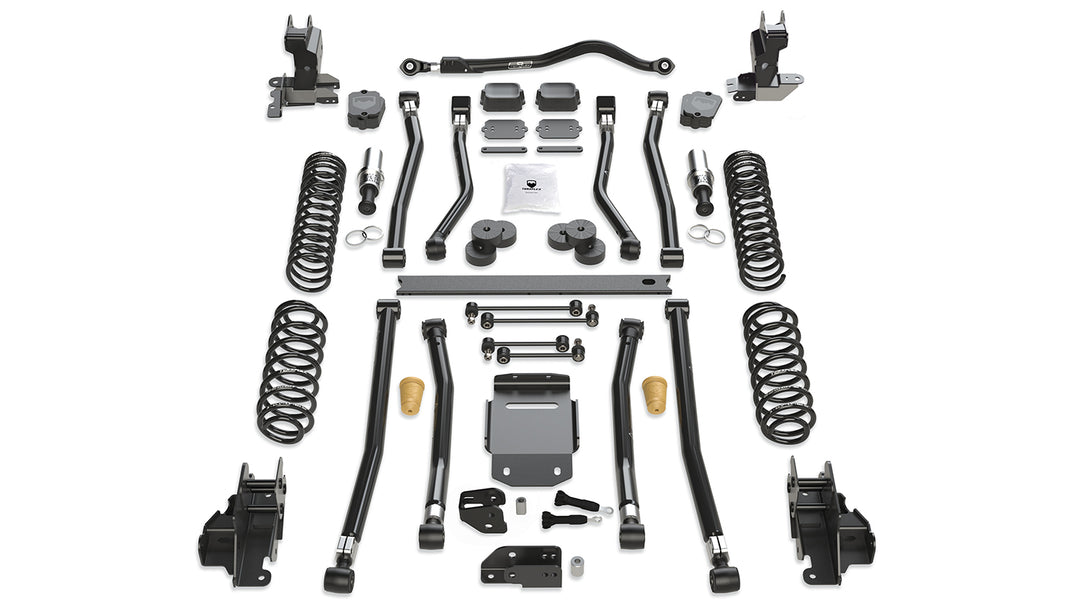 Jeep JL Long Arm Suspension 4.5 Inch Alpine RT4 System No Shocks For 10-Pres Wrangler JL 2 Door TeraFlex 1534200