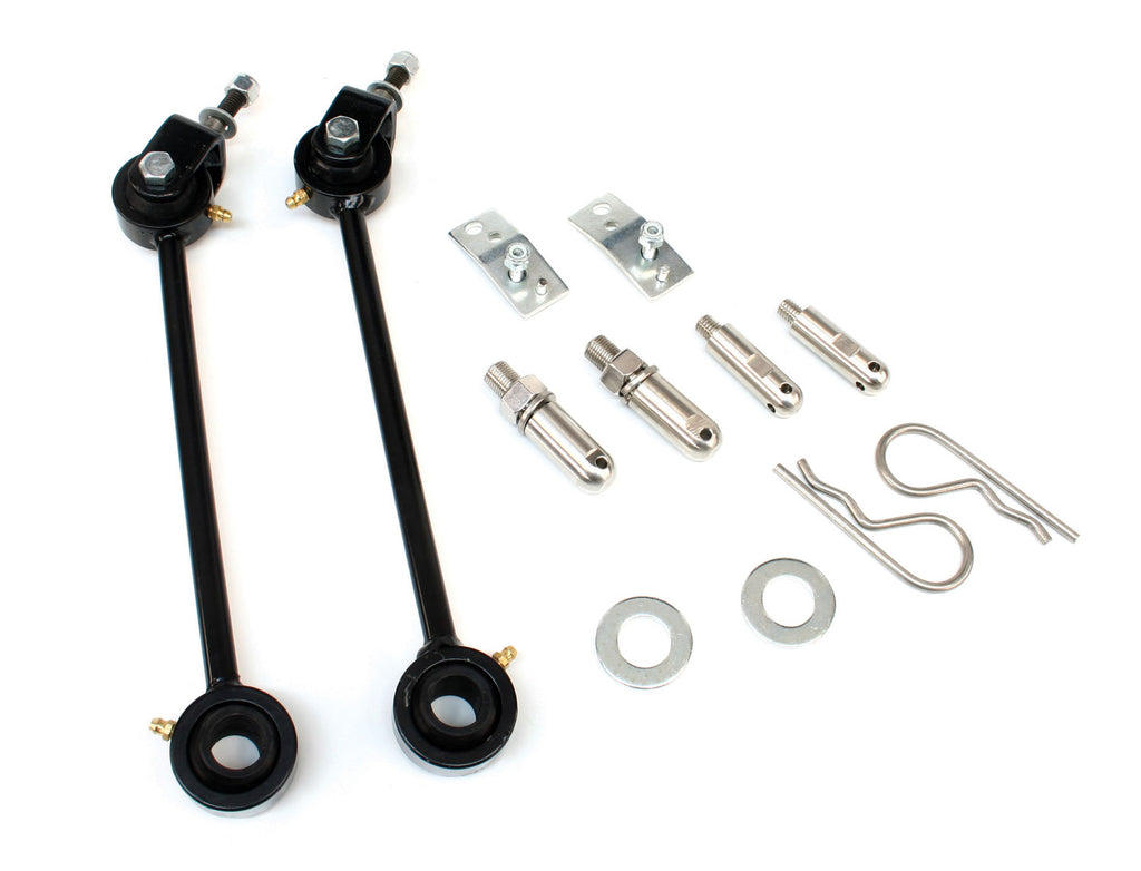 Jeep TJ/LJ 3-6 Inch Lift Front Sway Bar Quick Disconnect Kit Boxed 97-06 Wrangler TJ/LJ TeraFlex 1743090