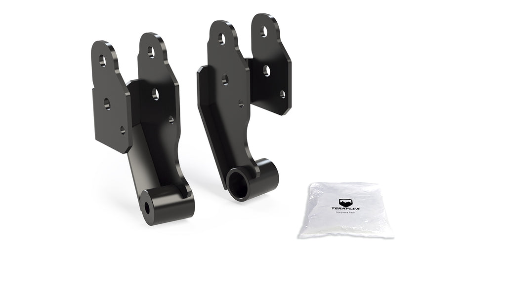 Jeep JT Extended-Travel Axle Bracket Kit - Rear Upper Control Arms (1 Inch and Up Rear Lift) TeraFlex 1938225