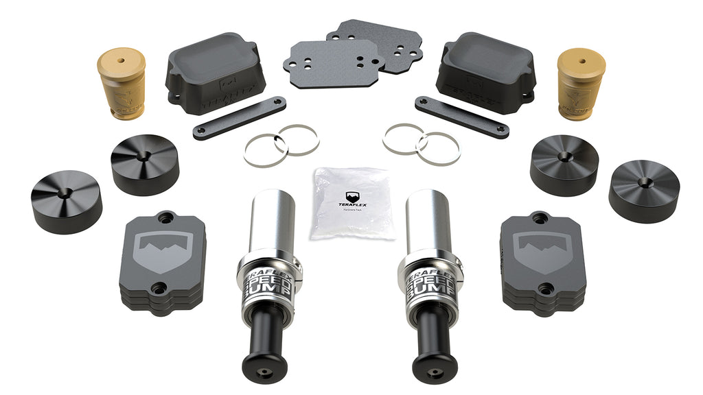 Jeep JL Stroke Speed Bump 2 Inch and Progressive Bump Stop Kit 2.5-3.5 Inch Lift For 10-Pres Wrangler JL TeraFlex 1958352