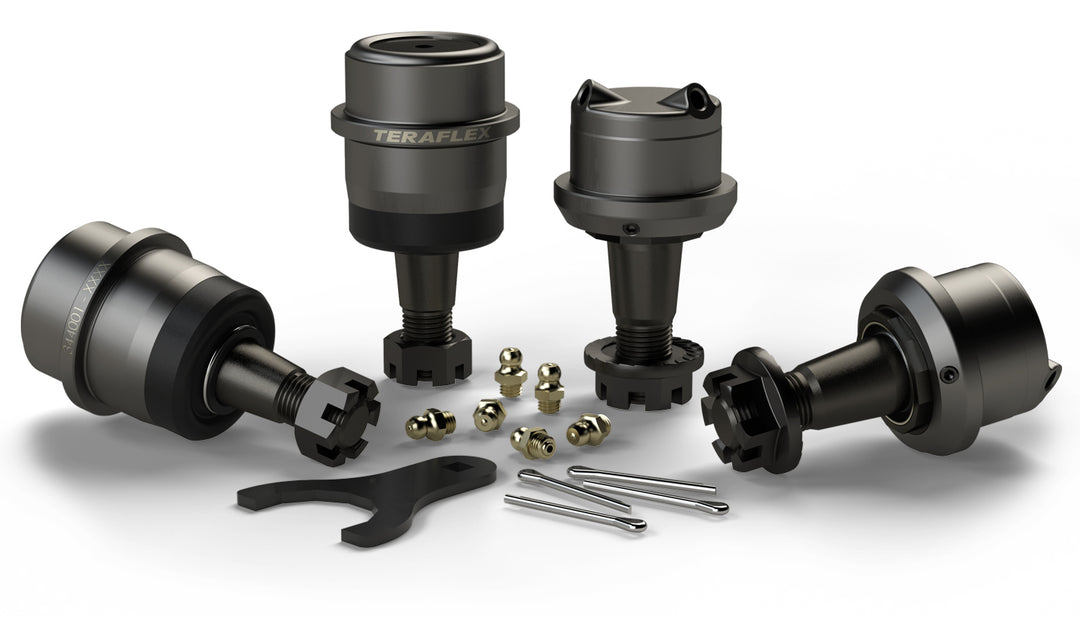 Jeep JK/JKU HD Dana 30/44 Upper and Lower Ball Joint Kit w/out Knurl Set of 4 07-18 Wrangler JK/JKU TeraFlex 3442002