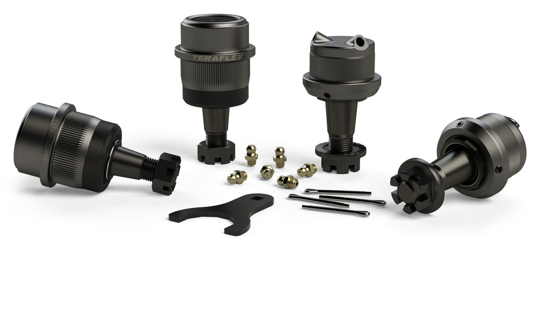 Jeep JK/JKU HD Dana 30/44 Upper and Lower Ball Joint Kit w/ Knurl Set of 4 07-18 Wrangler JK/JKU TeraFlex 3442022