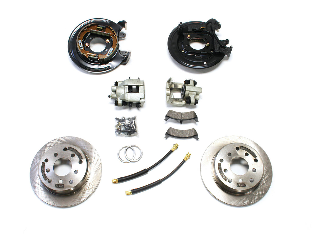 Jeep YJ/XJ Rear Disc Brake Conversion Kit 87-90 YJ /84-88 XJ TeraFlex 4354410