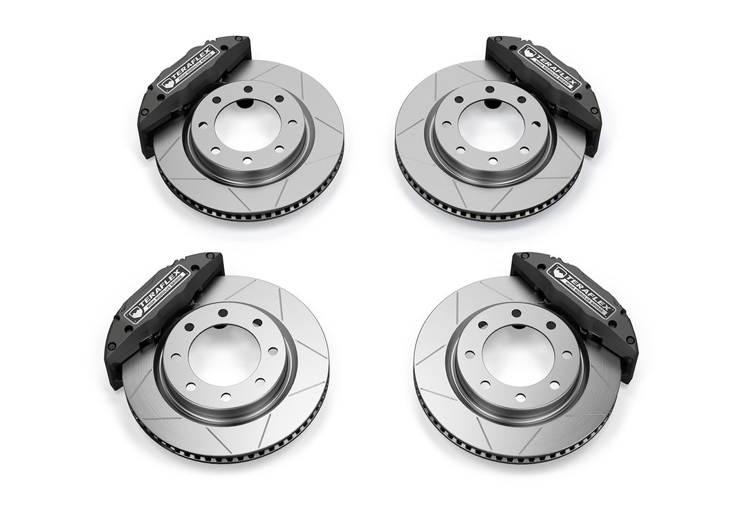 JL/JLU-JK/JKU: Delta Brake Kit Front and Rear 8x6.5 Inch Bolt Pattern For 07-18 Jeep JK/JKU Wrangler, For 19-Current Jeep JL/JLU, 2020-Current Jeep JT Gladiator 4403480