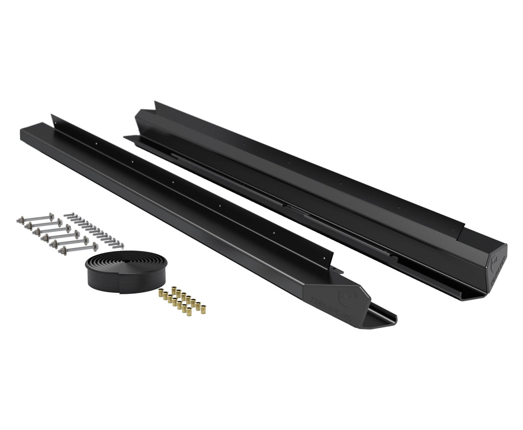 Jeep JKU 4 Door Aluminum Rock Slider Kit Powder Coat 07-18 Wrangler JKU TeraFlex 4637310