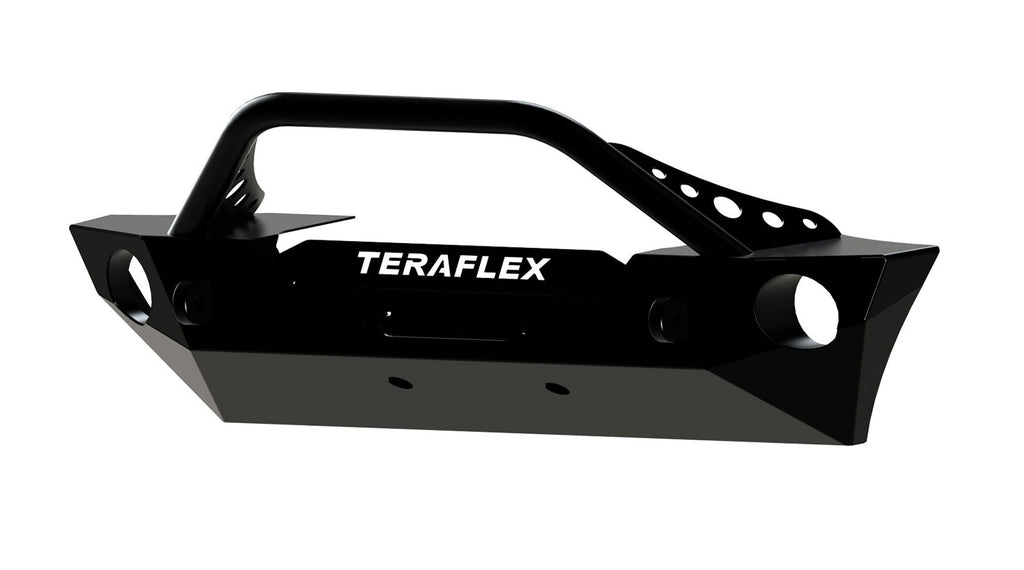 Jeep JK/JKU Epic Front Bumper w/ Hoop Offset Drum Winch 07-18 Wrangler JK/JKU TeraFlex 4653130