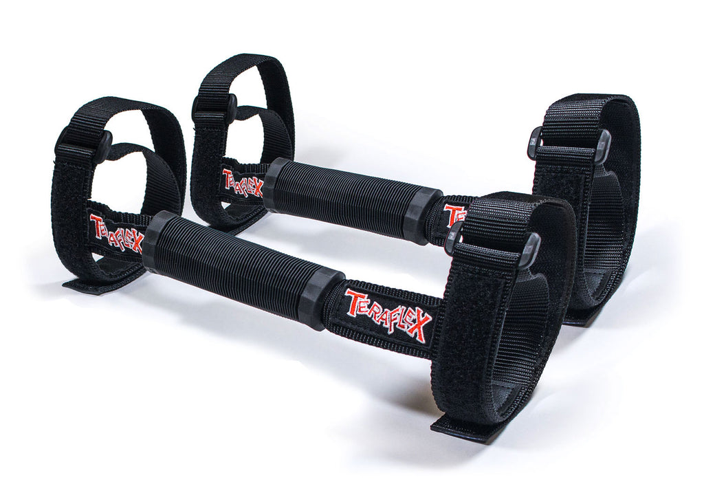 Jeep JK/JKU Front / 03-06 T/LJ Front / 97-02 TJ Rear Grab Handle Kit Pair 07-18 Wrangler JK/JKU TeraFlex 4830301