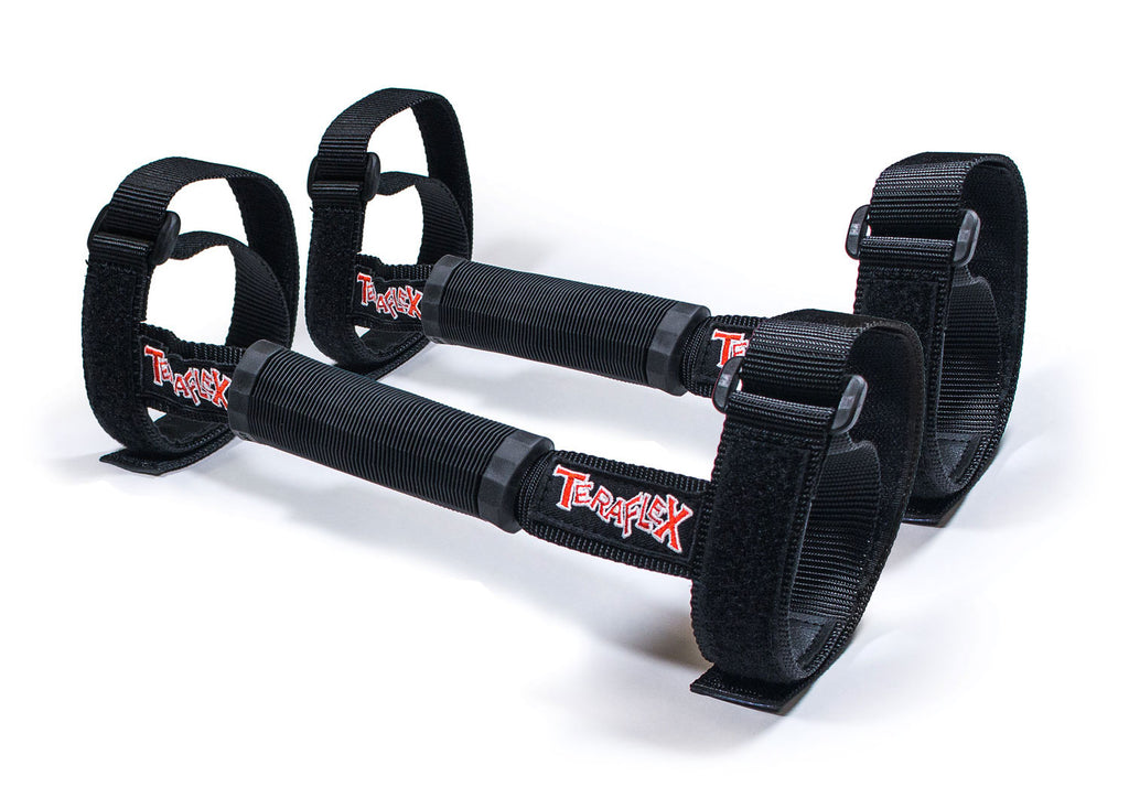 Jeep JK/JKU Rear / 03-06 TJ/LJ Rear Grab Handle Kit Pair 07-18 Wrangler JK/JKU TeraFlex 4830302