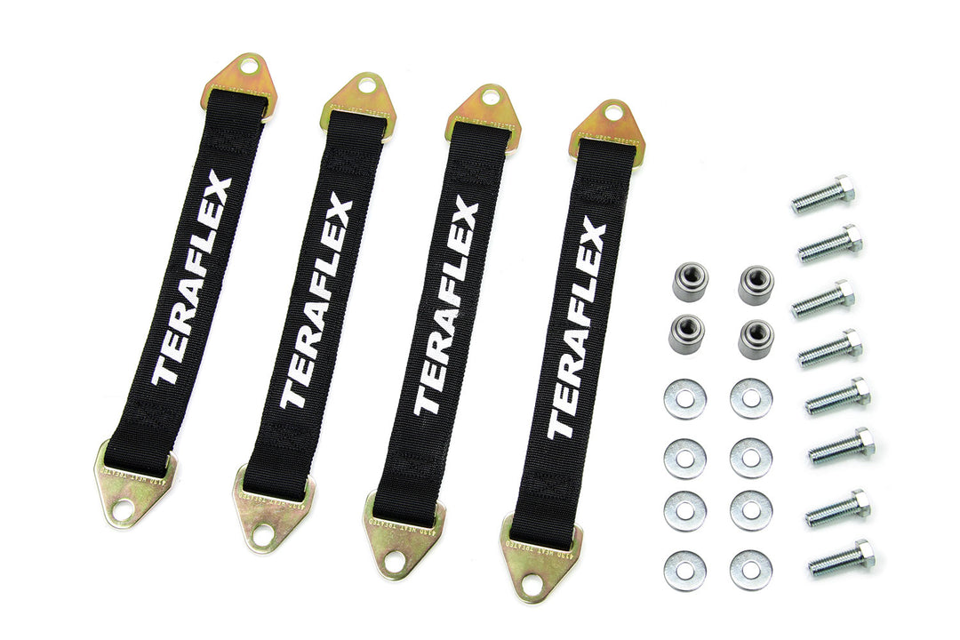 Jeep JK/JKU Front and Rear Limit Strap Kit 07-18 Wrangler JK/JKU TeraFlex 4853100