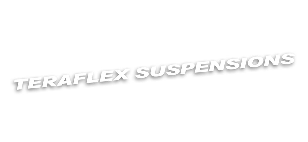 Suspensions Windshield Sticker 48 Inch White TeraFlex 5131200