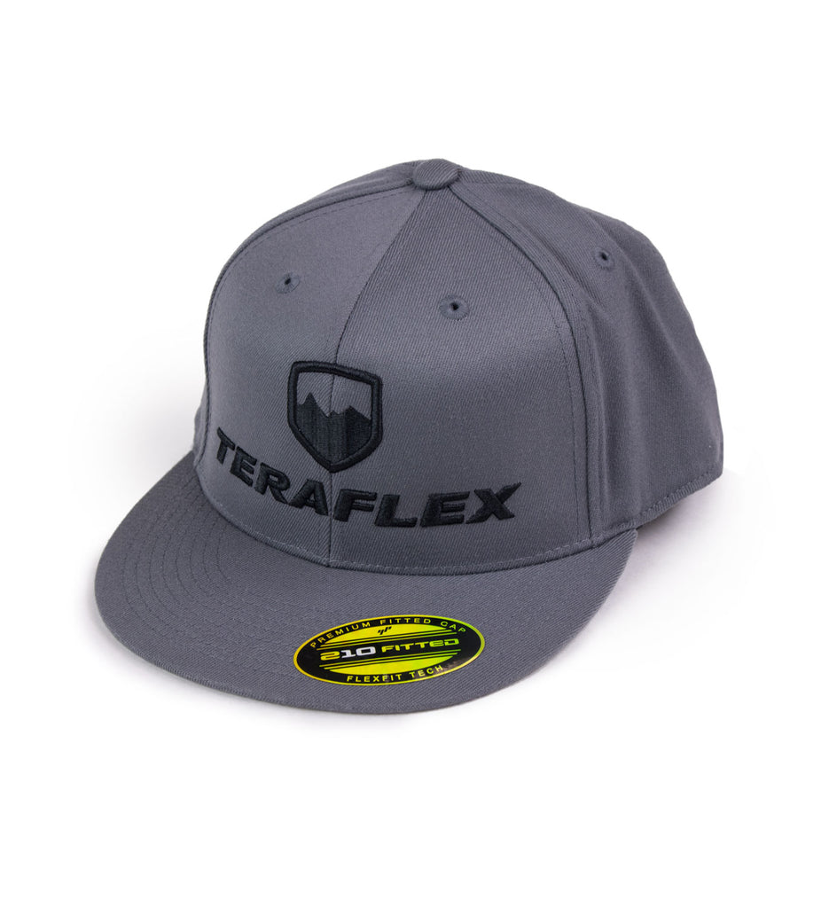 Premium FlexFit Flat Visor Hat Dark Gray Large / XL TeraFlex 5237023