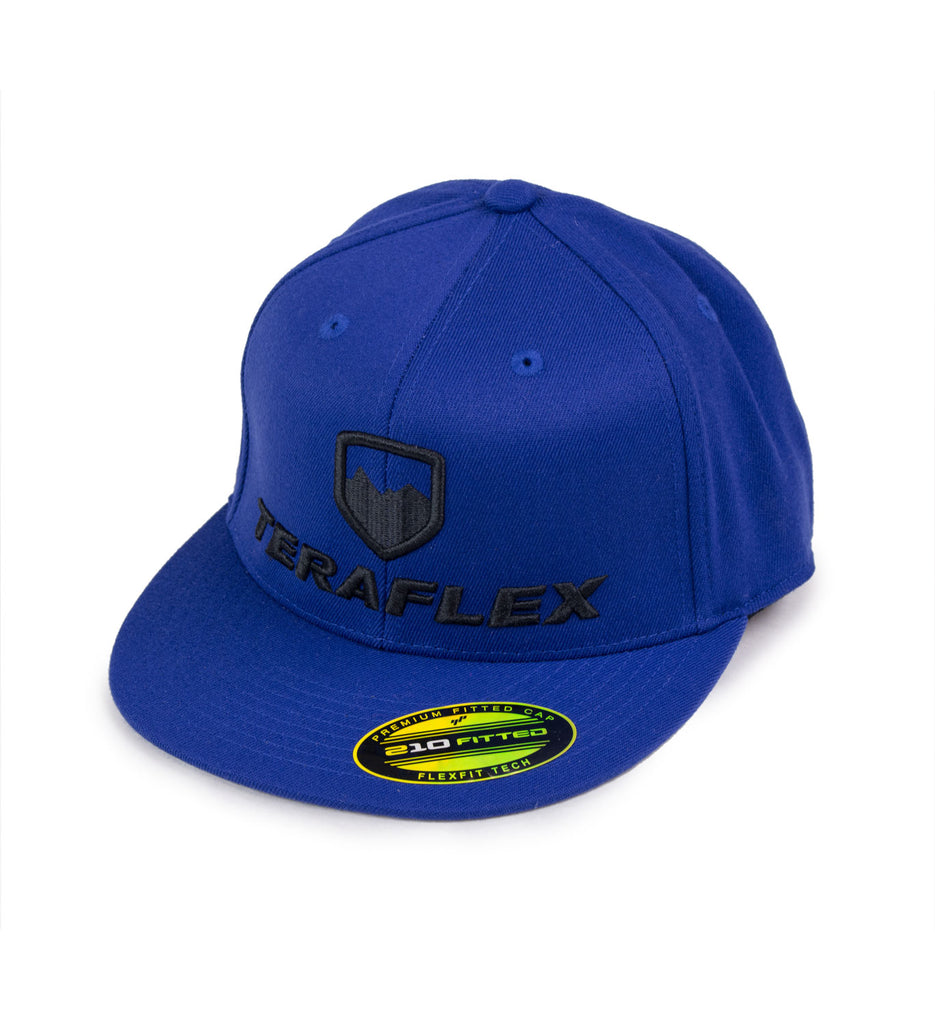 Premium FlexFit Flat Visor Hat Royal Blue Large / XL TeraFlex 5237027