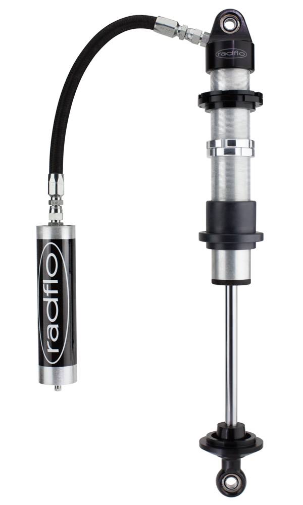 Off Road 2.0 Inch Coil-Over 8 Inch Travel W/ 5/8 Inch Shaft W/ Remote Reservoir90 Deg Fitting W/ Dual Rate Spring Hardware Radflo Suspension 5CR-001-90