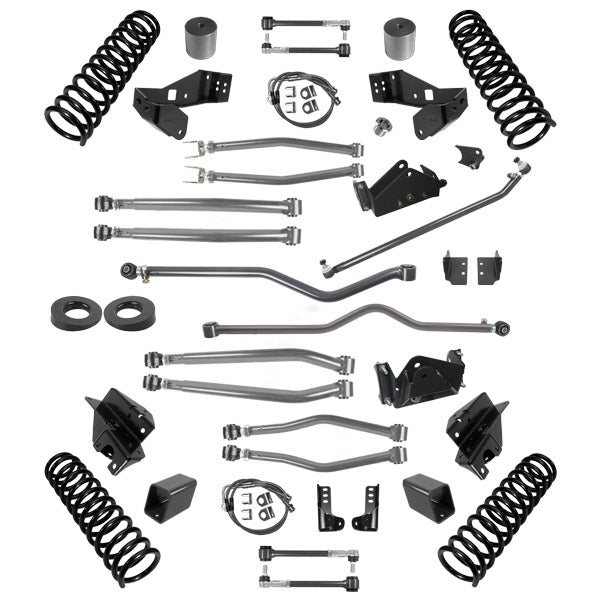 JK 4.0 Inch Lift Stage 4 Suspension System 07-18 Wrangler JK 2 DR Synergy MFG 8024-40